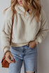 'Ulrika' Fuzzy Long Sleeve Hoodie - Celes Fashion